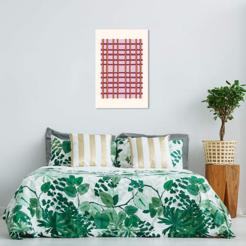Motif tartan par Wynwood Studio, H 36 po x l 24 po x P 0,8 po