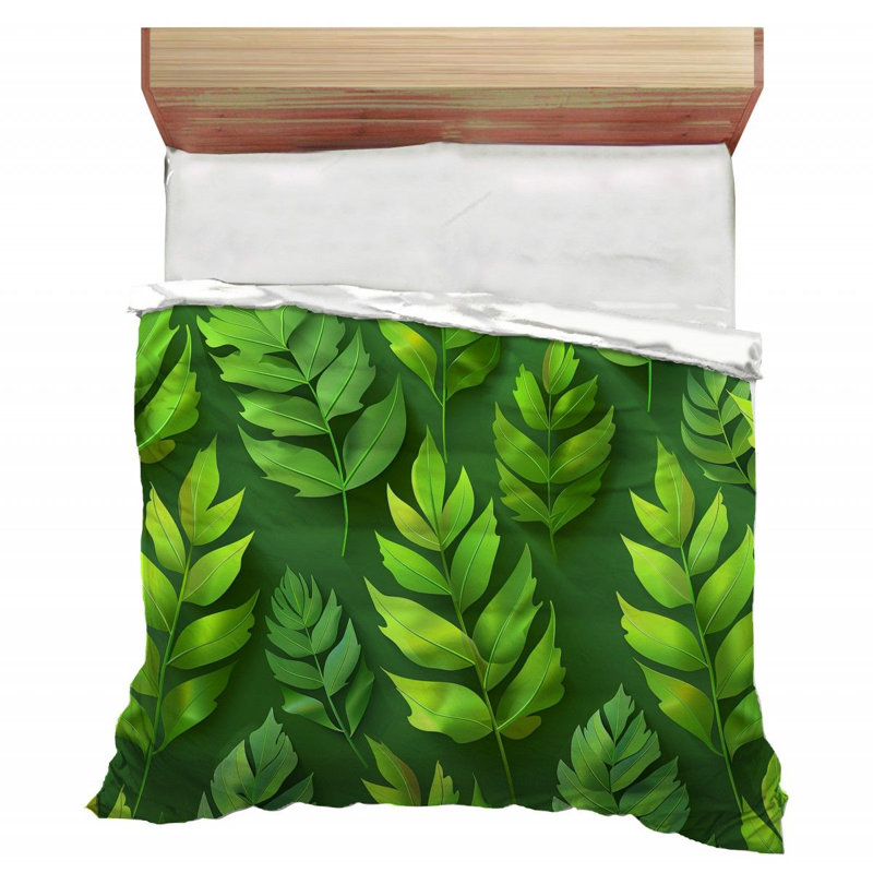 Forest Nature Bathroom Floral Comforter, Twin Extra Long Comforter