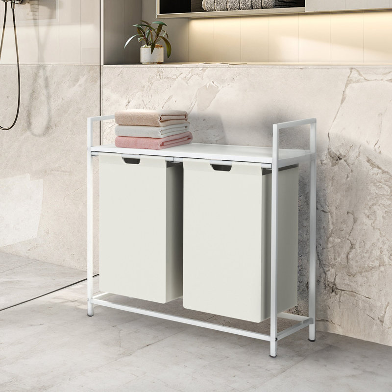 Laundry Hamper, White
