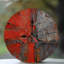 Horloge murale ronde en bois 10 po, mouvement à quartz silencieux, imprimé UV, à piles-139264040