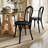 Commercial Solid Wood Stackable Dining Chair With Fixed Floor Glides-1873126202-1873126203