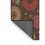 Tapis brun à motif floral Zoha-651113794