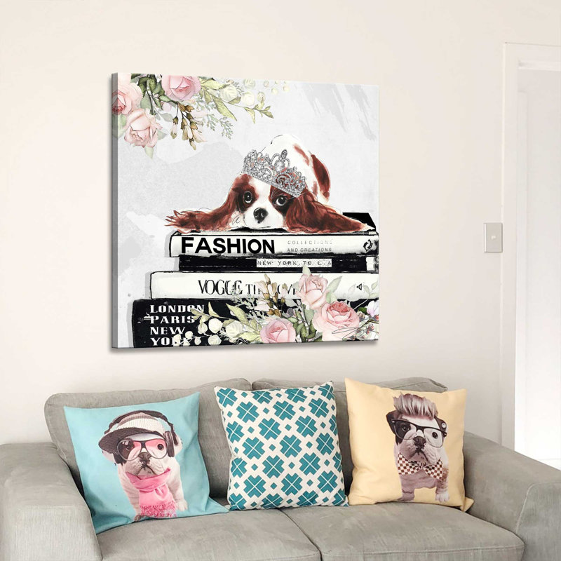«So Cavalier (Square)» par Jodi - impression, Toile tendue, H 36 po x l 36 po x 1,5 po