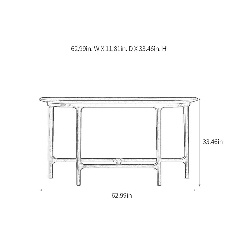 Raegen, 33.46" H x 62.99" W x 11.81" D