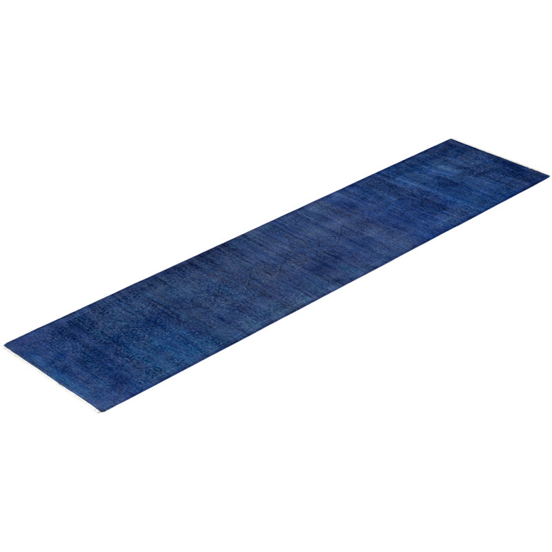 Overyed One-of-a-Kind Runner 2'7" X 11'7" Hand Knotted Area Rug
