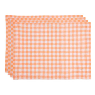 Gingham Checks - 100% Pure Linen Placemats