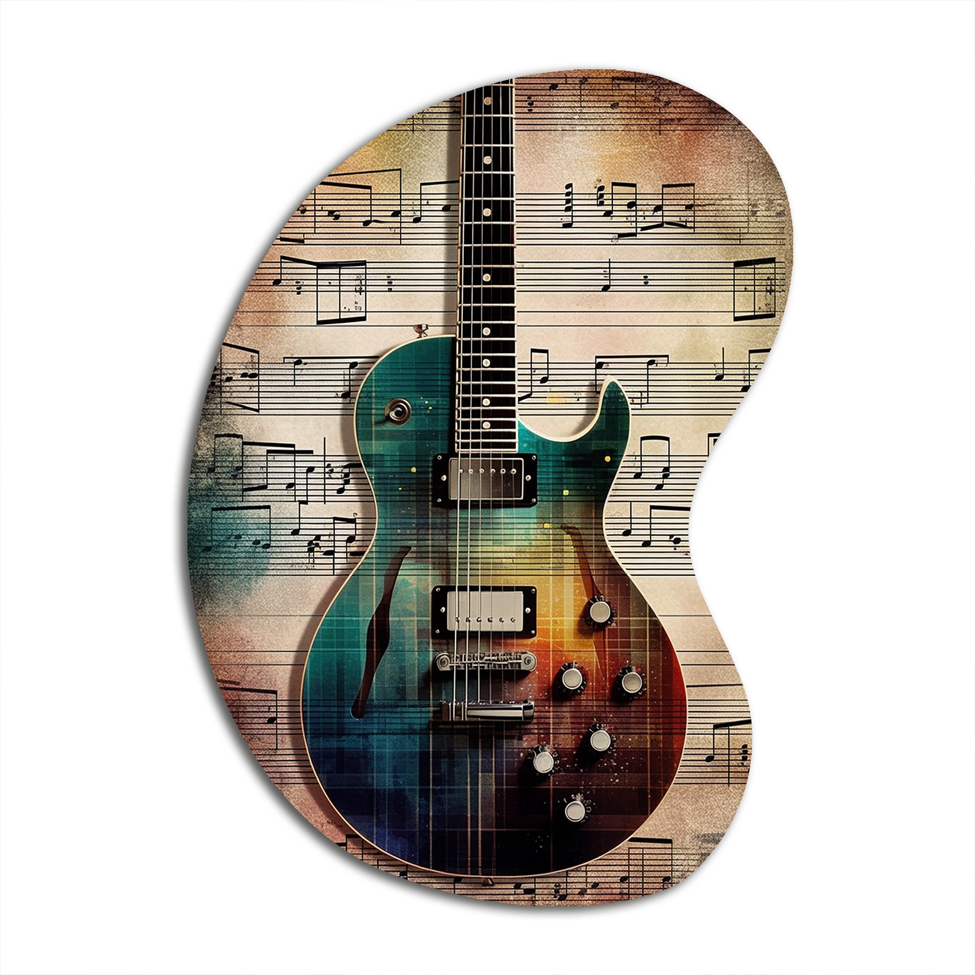 Lark Manor™ Playing To The Melody - Music Asymmetrical Metal Wall Art ...