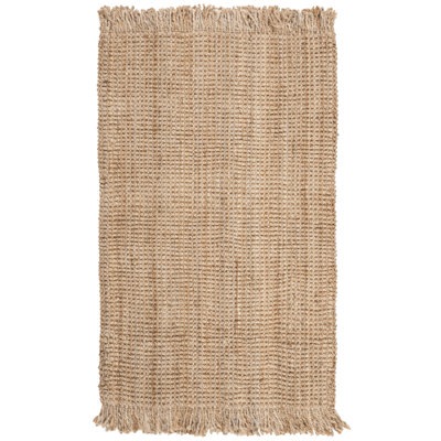 Heathfield Natural Fiber Hand Woven Jute Solid Color Rug
