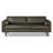 Napa 88.5'' Full-Grain Genuine Italian Leather Sofa-572403914
