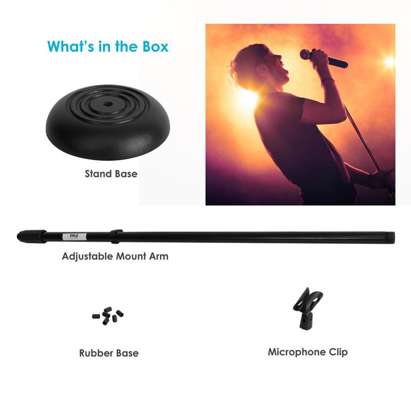60'' Adjustable Height Speaker Stand
