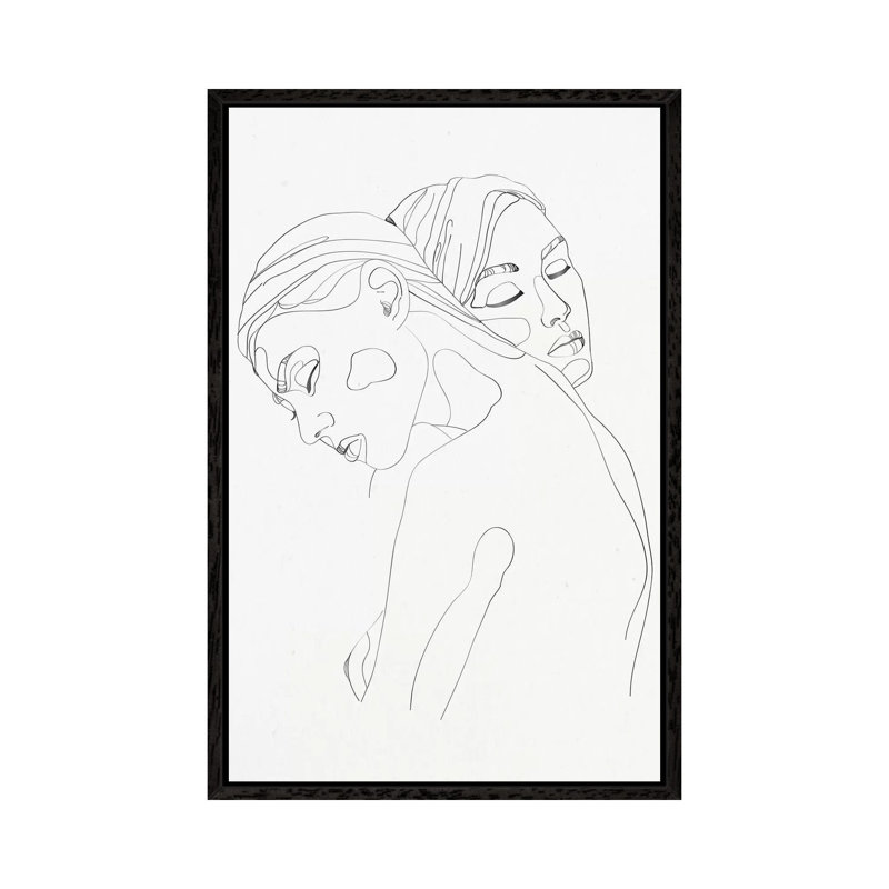 Security by Nettsch - Print on Canvas, Black Framed, 101.6cm H x 66.04cm W x 3.81cm D