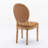 Faux Leather Upholstered Dining Chair Set with Nailed Head, Tufted Back-1376243195