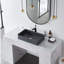 Lavabo vasque moderne en pierre de quartz