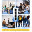 Casier à clés en acier à 4 portes 72 po x 12 po x 12 po à 4 niveaux - rangement pour employés, étudiants, salle de sport, lieu de travail - Comprend des crochets, une ventilation et un porte-carte - Assemblage facile-61911780