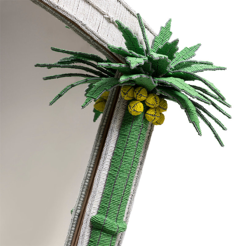 King Palm Mirror, 37.5" x 25"