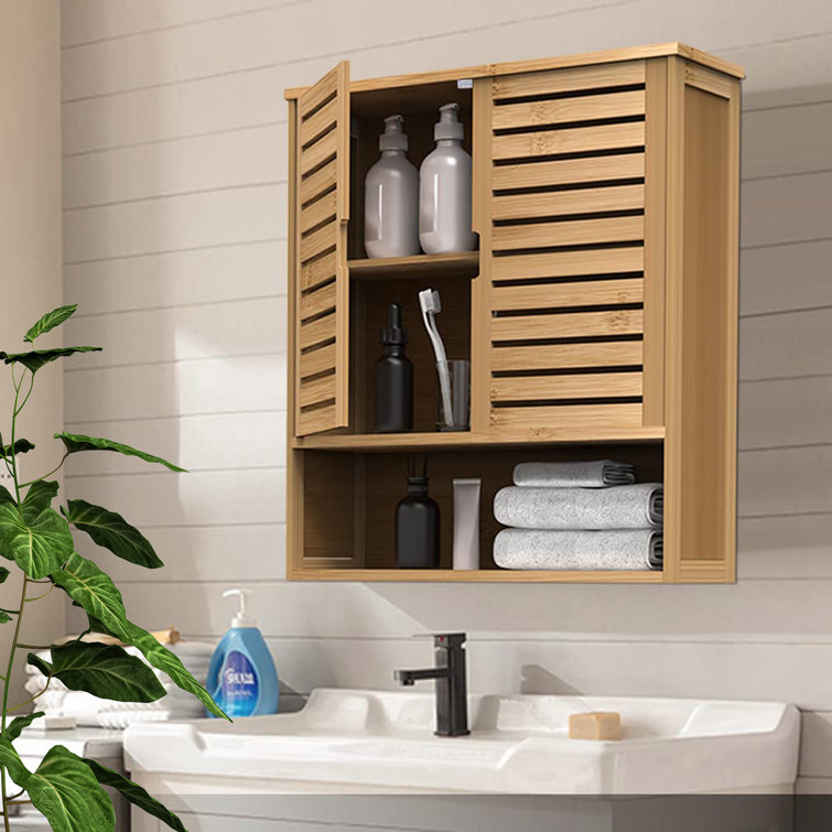 Wildon Home® Bracha Solid Wood Wall Bathroom Cabinet - Wayfair Canada