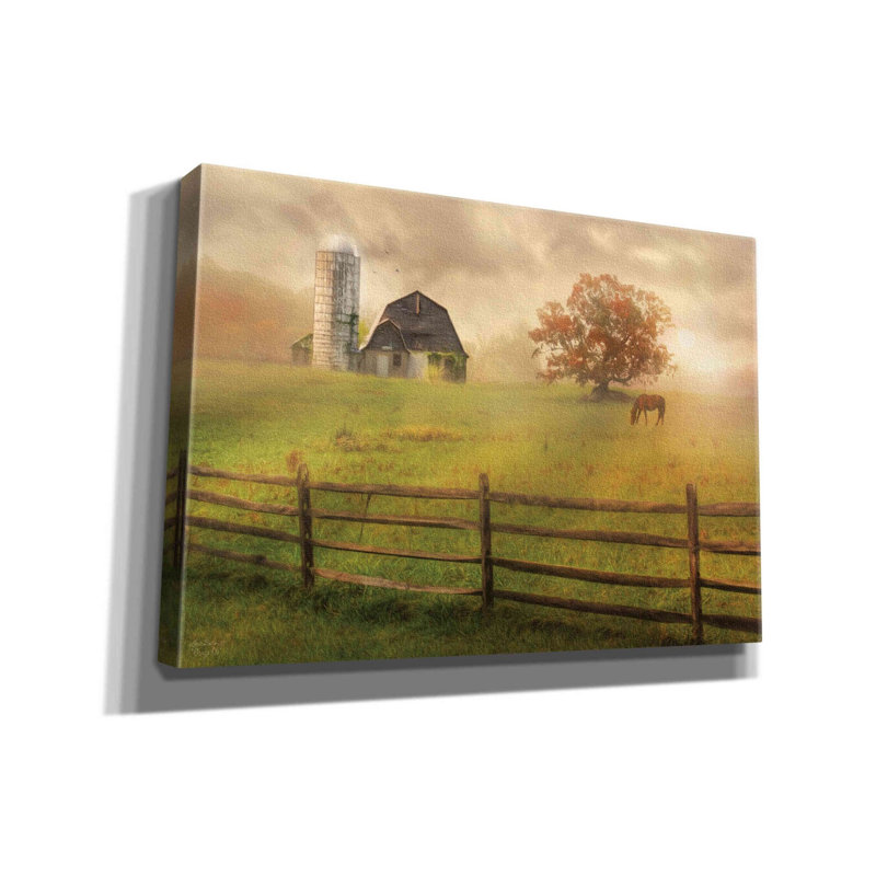 «Graze On» par Lori Deiter, art mural sur toile, H 18 po x l 26 po x P 0,75 po