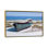«Blue Boat on Beach» par Zhen-Huan Lu - reproduction de photo
