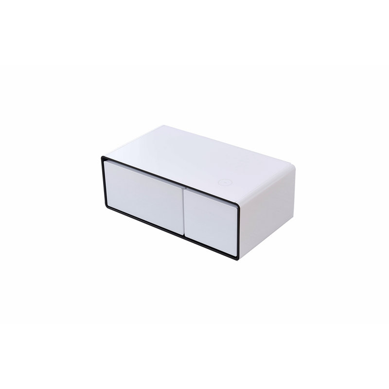 Table basse simple, Blanc
