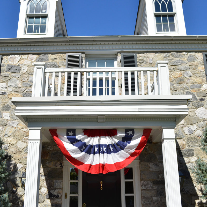 Dallon Double Sided 36'' H x 72'' W Polyester Independence Day Bunting