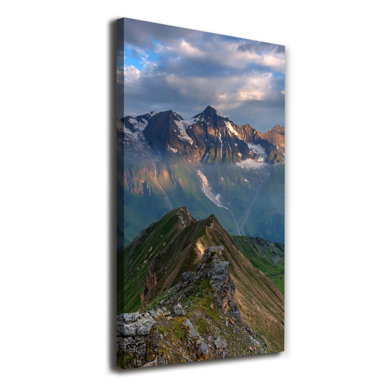 Mountain Peaks - Wrapped Canvas Print