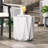 Outdoor Lightweight Concrete Side Table, 19" Package, Elegant & Practical, No Assembly Required Magnesium Oxide End 15.09"X15.09", Modern