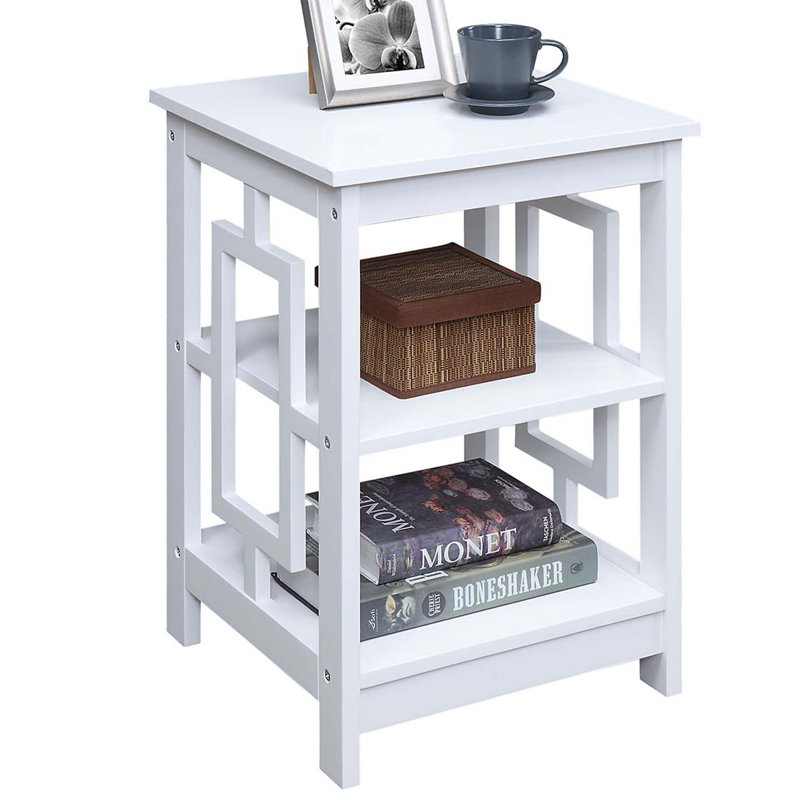 Table de bout Carmeline, Blanc