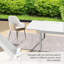 Table de salle à manger extensible en aluminium pour patio de 35 à 71 po-408753909