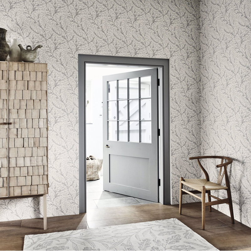 Pure Willow Bough Wallpaper, Eggshell/Chalk