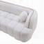 Canapé moderne compressé, canapé en velours côtelé 3 places Cloud, sans assemblage, capitonnage à bulles avec 2 coussins, siège profond et confortable-133698170
