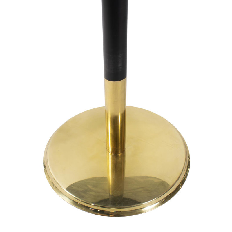 Micca Marble End Table, Black, Gold/Black