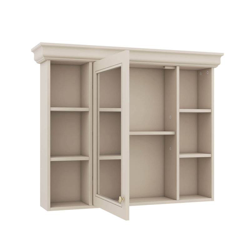 Armoire murale de salle de bain 35 po x 28 po avec porte miroir