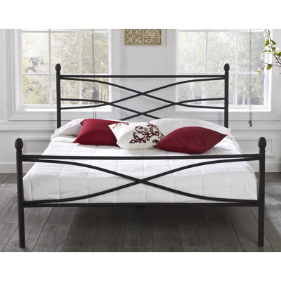 Mousoupetros Metal Open-Frame Bed