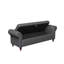 Banc avec siège capitonné et accoudoirs-129546613