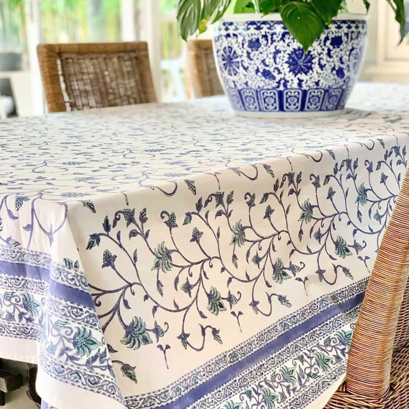 Green Ivy Square Tablecloth, 60" Square