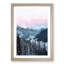 Pink Sky over the Mountains in Italy - Framed Print-55769750-55769756