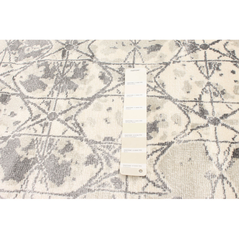 Viscose Geometric Indoor Rug
