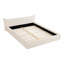 Structure de lit tapissier avec tête de lit courbée décorative pour la chambre à coucher-2000340428