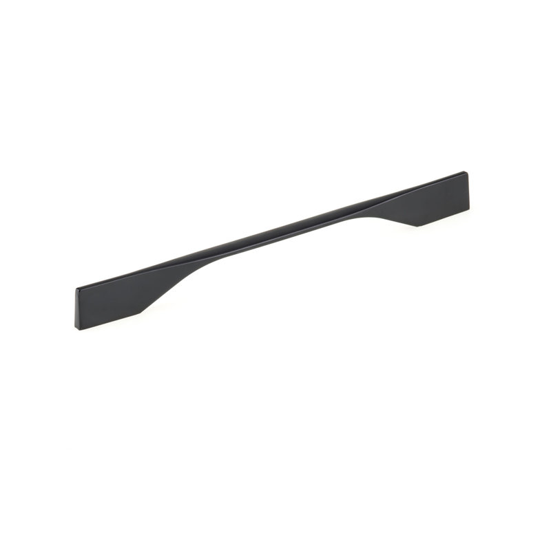 Poignée de type barre en métal, Noir mat, 6 5/16"