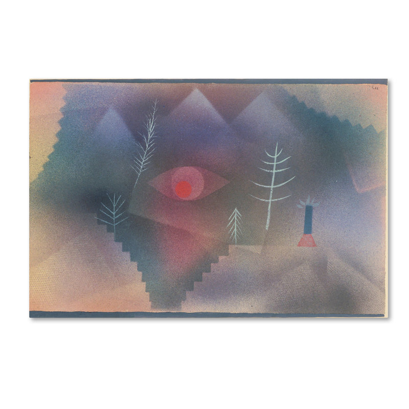 « glance of a landscape » par print sur toile tendue Paul Klee, H 30 po x l 47 po