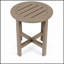 Table d'appoint extérieure en PEHD durable, petite table de bout de patio toutes saisons pour une utilisation polyvalente et pratique