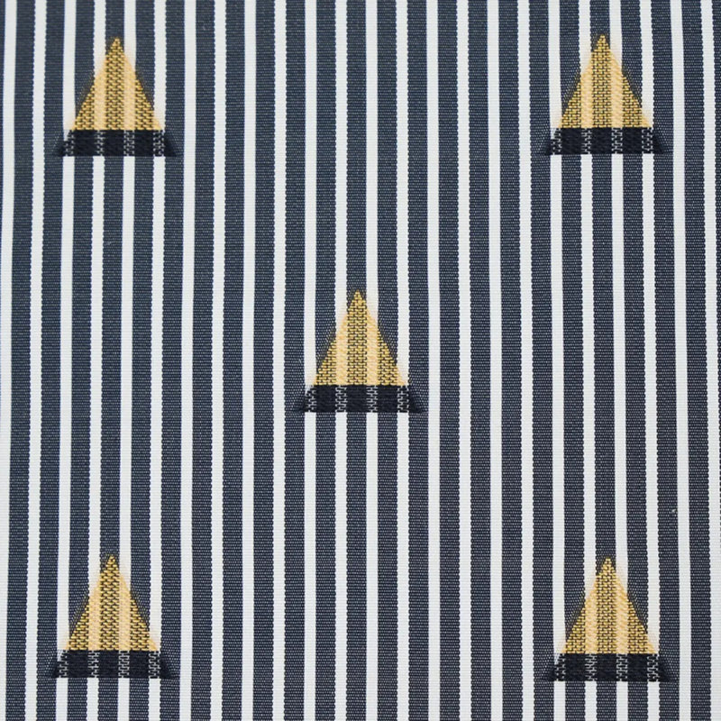 Ludus Stripe Fabric, Black