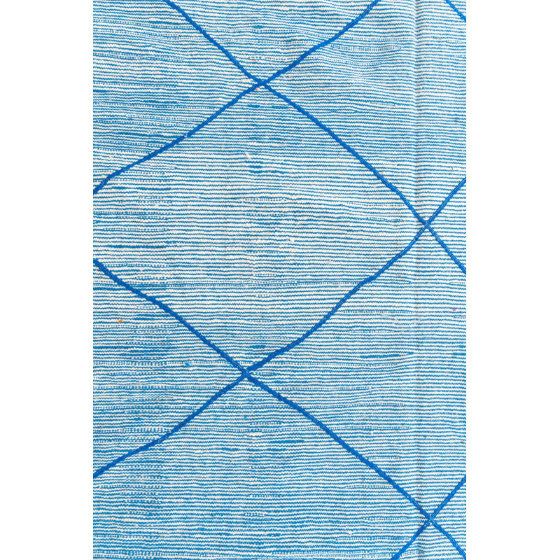 Tapis bleu Parra