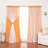 Jenifer Tulle Overlay Star Cutout Solid Room-Darkening Grommet Curtain Panels-54715885-113279326