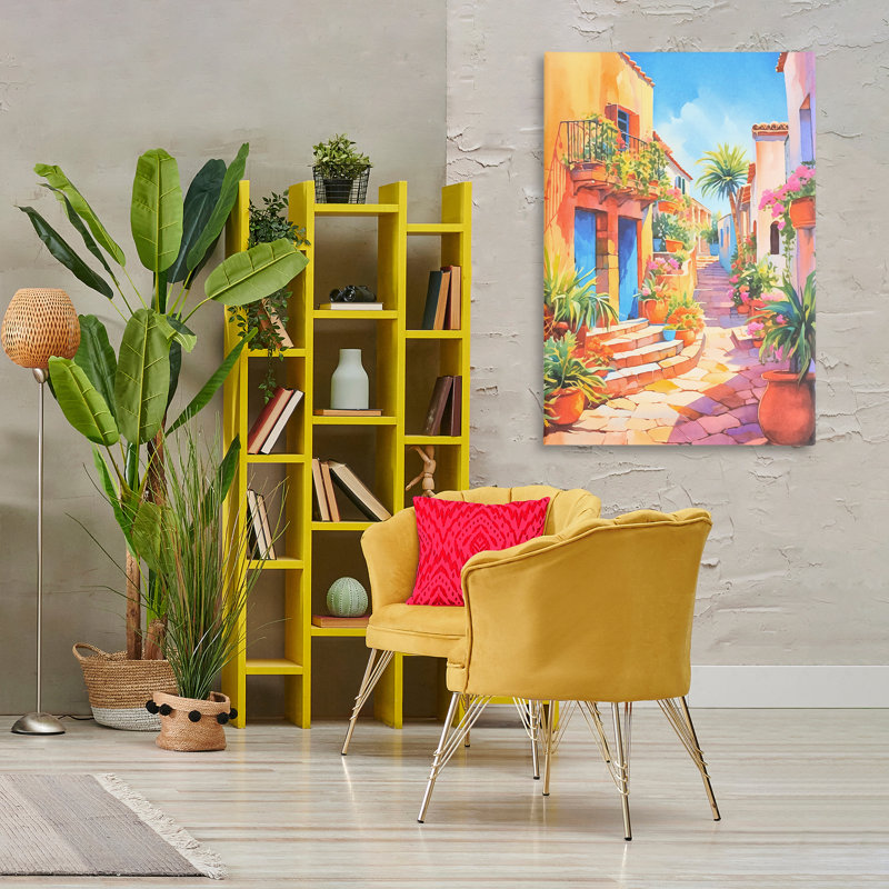 Art mural sur toile Bright City par Andrea Haase, H 45 po x l 30 po