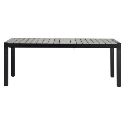 Mohandis 6 - Person Patio Dining Set Extendable Rectangular Table