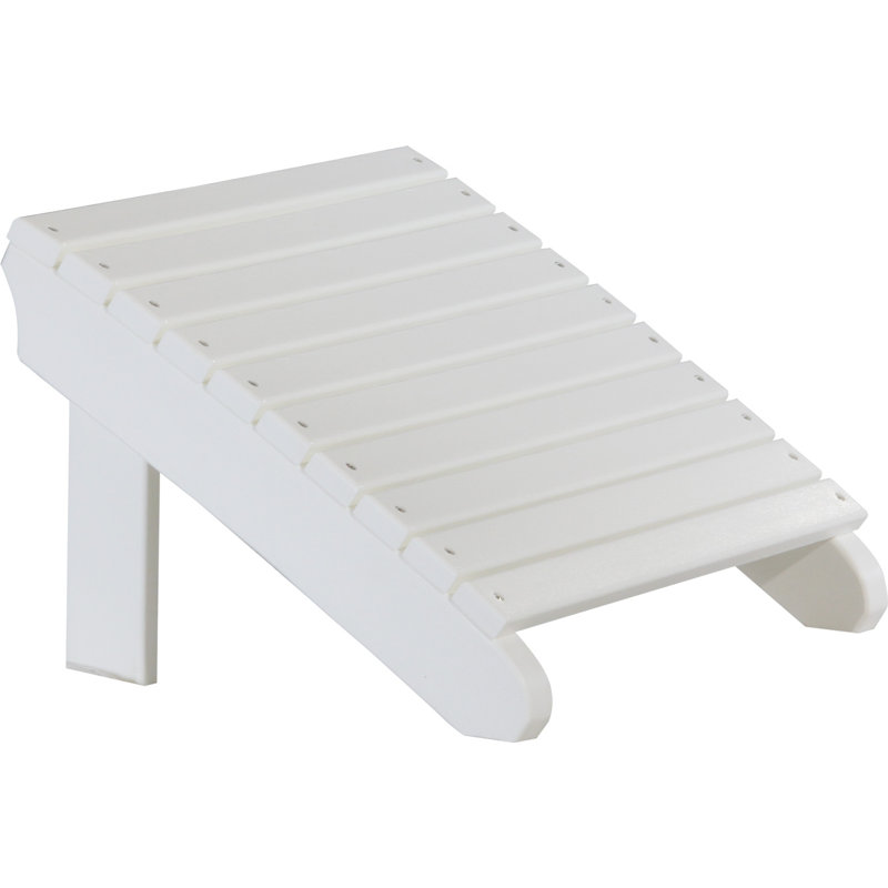 Repose-pieds adirondack en plastique deluxe Bowmans, Blanc