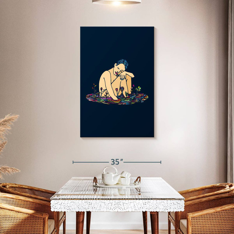 Leisha Into The Nature, 45" H x 30" W