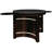 Marco Company STAX 36" X 38" Cocoa Maple Orchard Produce Display Bin With Two Swivel Shelves WS-568STAXTBL3CM