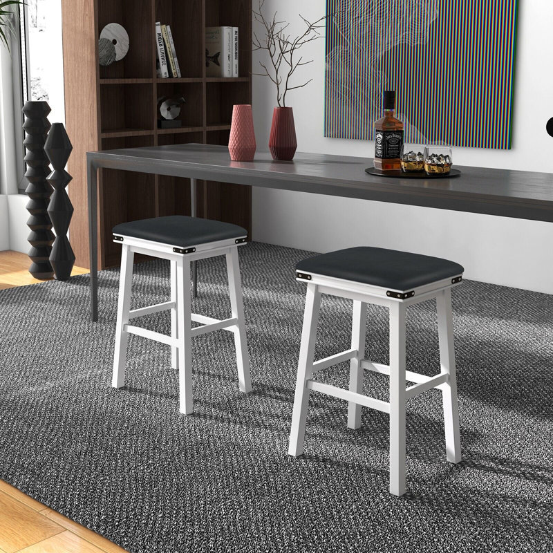 Jaidyn Upholstered Counter Stool, Bar Stool (76cm Seat Height)